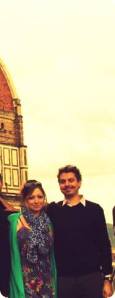 Ashley & Vid on top of the Basilica di Santa Maria del Fiore (the Duomo Cathedral) during fieldwork in Florence in 2013
