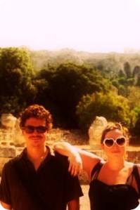 Vid & Ashley in Greece for their Digitizing Athens Project & the 2013 Virtual Archaeology, Museums, & Cultural Tourism Conference