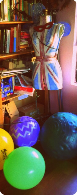 Murphy: a previous art project of mine which entailed refurbishing and Anglicizing a vintage dress dummy. 