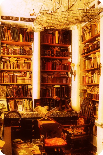 Mysterious modern antiquarian library adapted from a long lost Flickr (tsk tsk digital recordkeepers). 