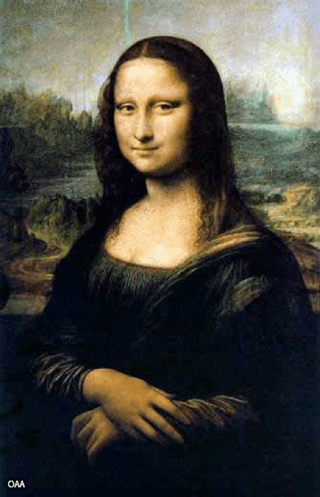 da vinic mona lisa GIF with OAA